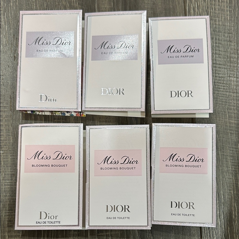 6 pieces Dior Miss Dior samples Set